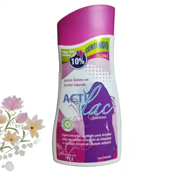 Jabon Intimo Liquido Actilac 165gr