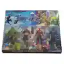 Set X4 Muñecos Avengers 14cm Figura Juguetes Team Hulk