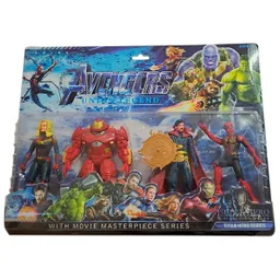 Set X4 Muñecos Avengers 14cm Figura Juguetes Team Dr. Strange
