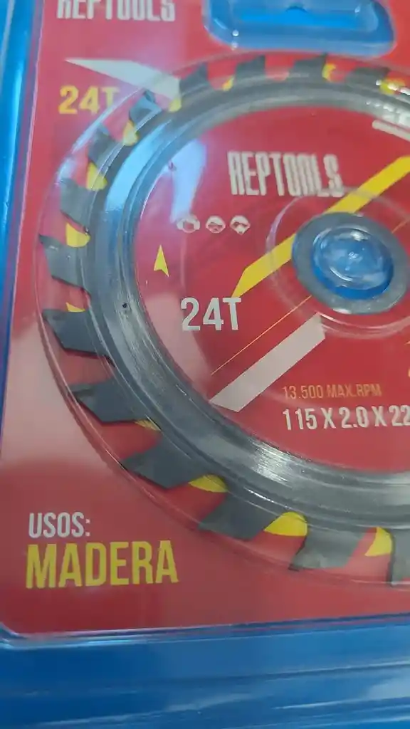 Disco Sierra O Corte Madera 24 Dientes 4".1/2