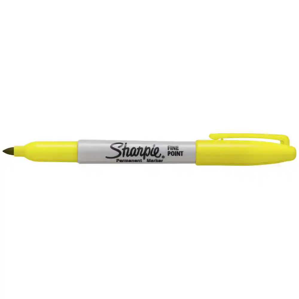 Marcador Sharpie Punta Delgada Amarillo