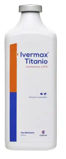 Ivermax Titanio 3.15% Iny Fco 500 Ml