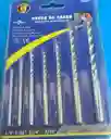 Juego De 7 Brocas Para Pared