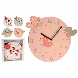 Reloj De Pared Con Diseño Animal 26x28x3.5cm