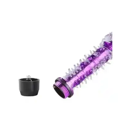 Vibrador Pilot Con Puntos Morado