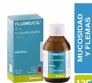 Fluimucil 4 % (n- Acetilcisteina) Jarabe Adultos X 120 Ml