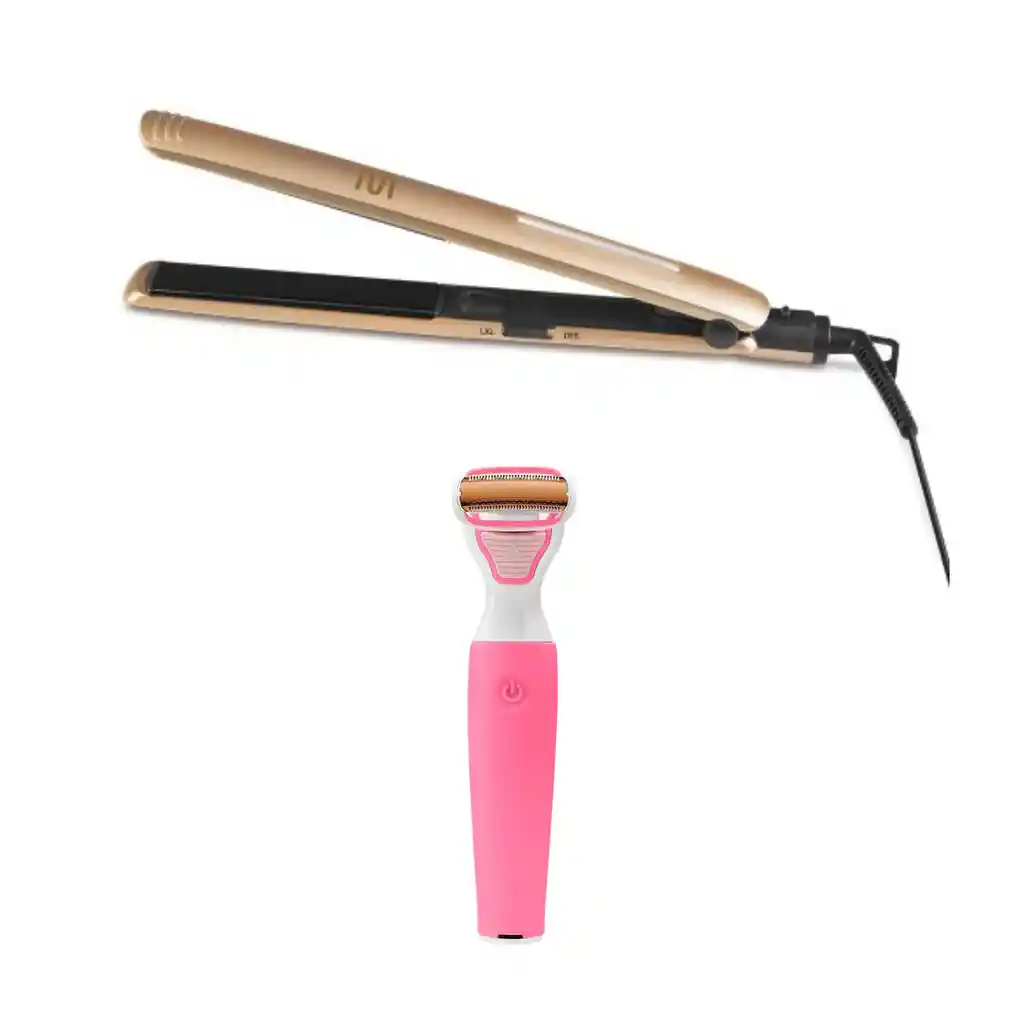 Plancha Para Cabello Essenza + Obsequio Maquina De Afeitar