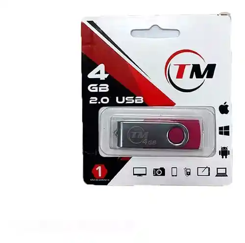 Memoria Usb De 4 Gigas