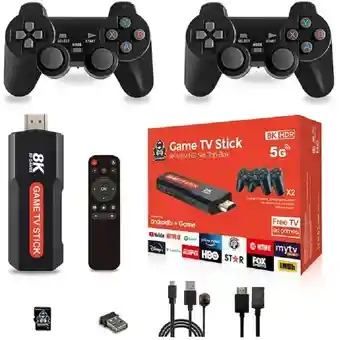 Consola De Juegos + Convertidor Smart Tv Hdmi Game Stick 8k 10.000 Juegos