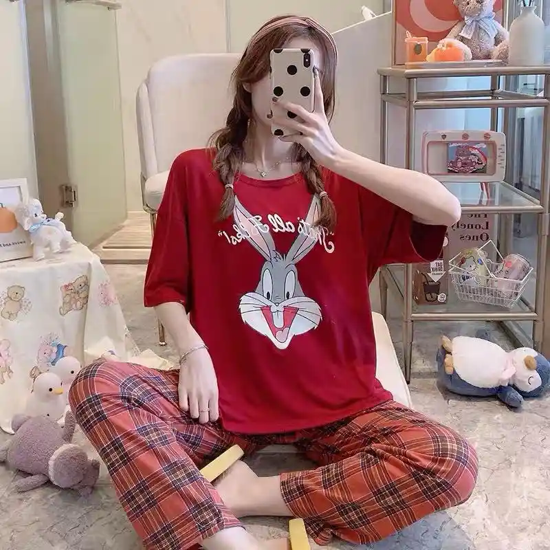 Pijama Bugs Bunny Talla Única Adulto (camiseta + Pantalón)