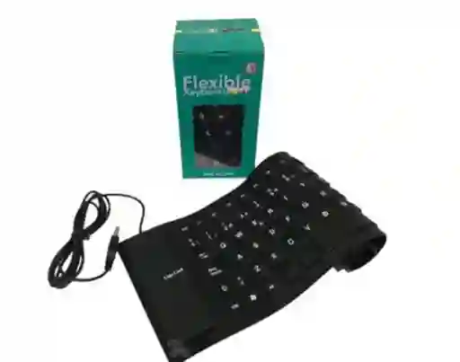Teclado Flexible Usb Silicona Impermeable Wb-26 Keyboard