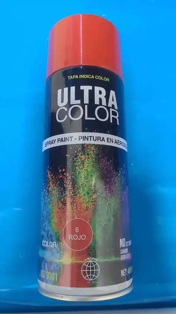 Pintura Aerosol Color Rojo Por 400ml