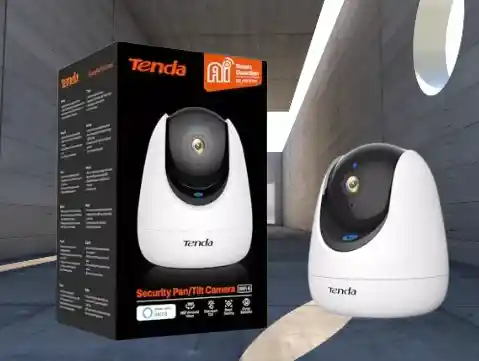 Camara De Seguridad Tenda Ip Cp6v Wifi 2k 360°