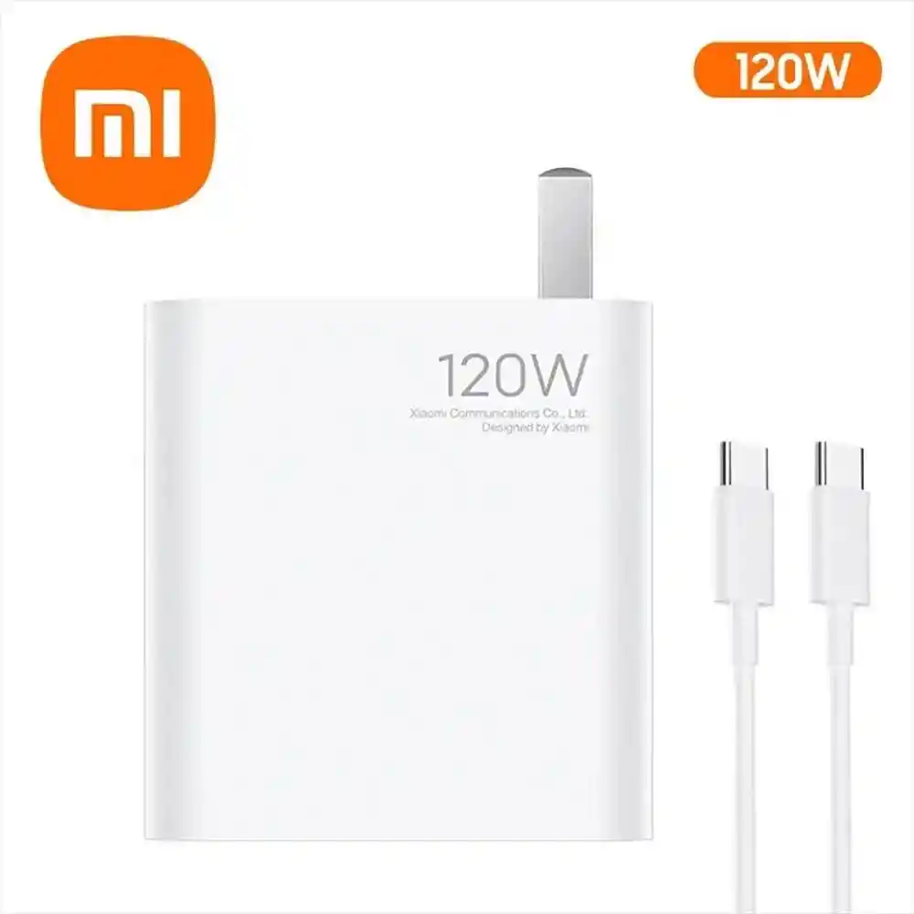 Cargador 120w Carga Ultra Rapida Para Xiaomi