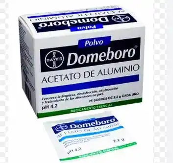 Domeboro (acetato De Aluminio) Polvo Sobre 2,2g