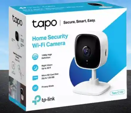 14485 - Camara De Seguridad Tp Link Tapo C100 Wifi 1080p 110°