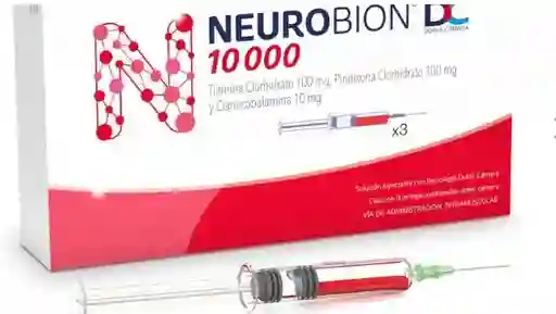 Neurobion Doble Camara 10000 Preellenada X Unid.