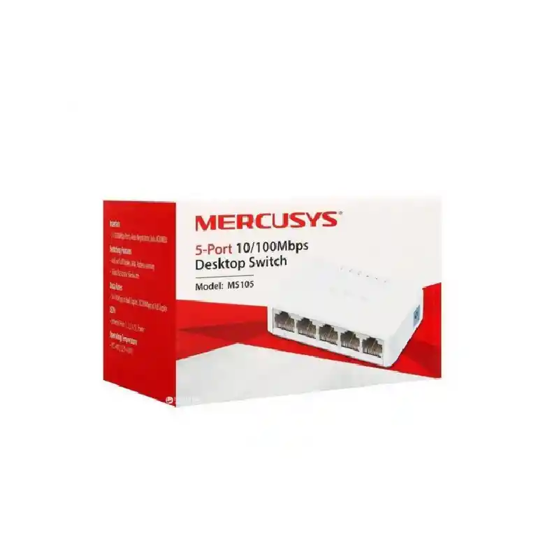 Switch Mercusys 5 Puertos Ms105 10/100