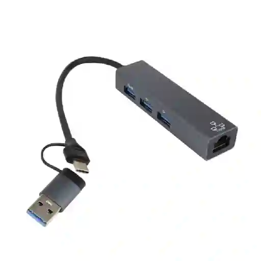 Hub Jaltech Usb Tipo C A 2 En 1