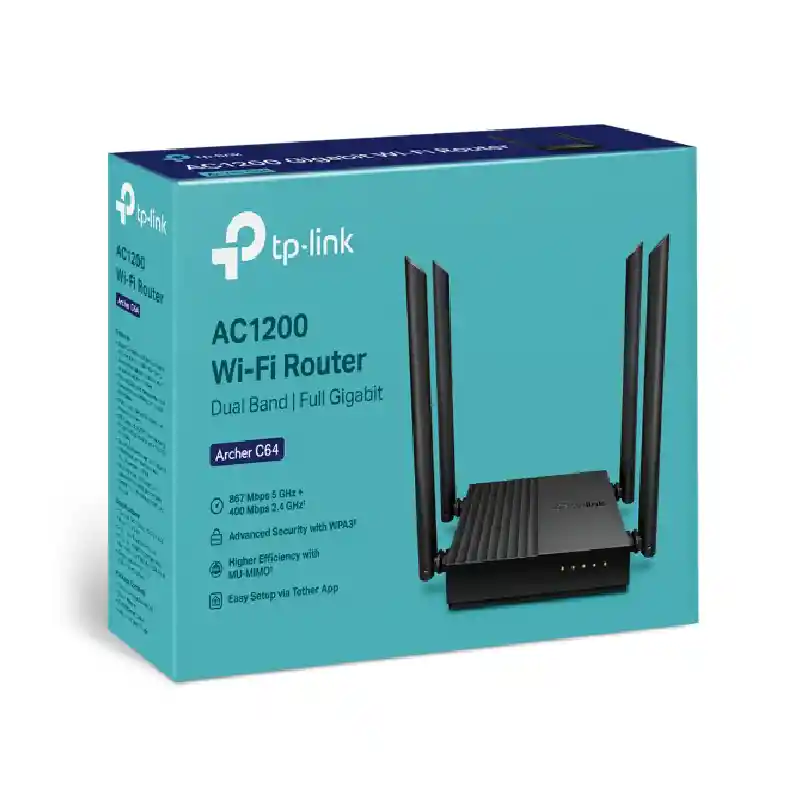 Router Tp Link Inalam Archer C64 Ac1200