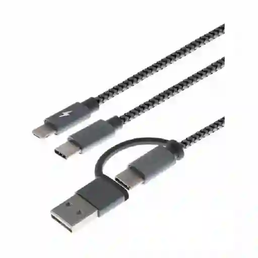 Cable Xtech 5in1 Usb A C Mic Lightning