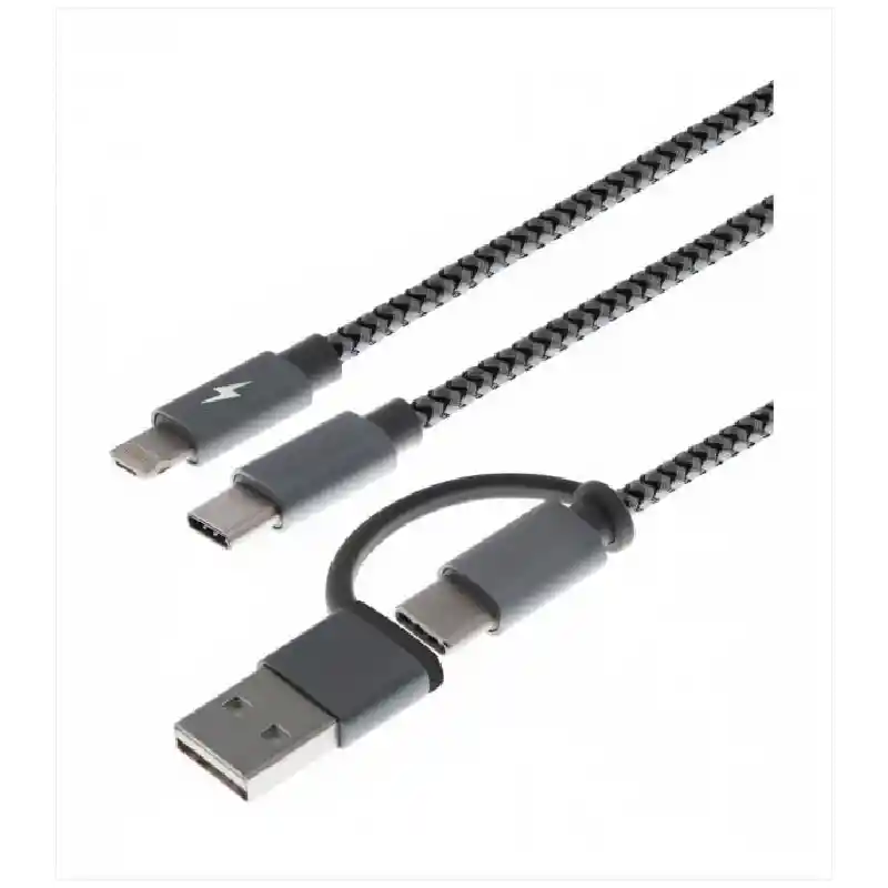 Cable Xtech 5in1 Usb A C Mic Lightning