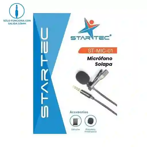 Microfono De Solapa Startec St Mic 01