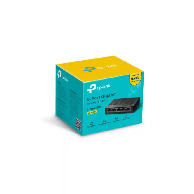 Switch Tp Link 5 Puertos Ls1005g Gigabit