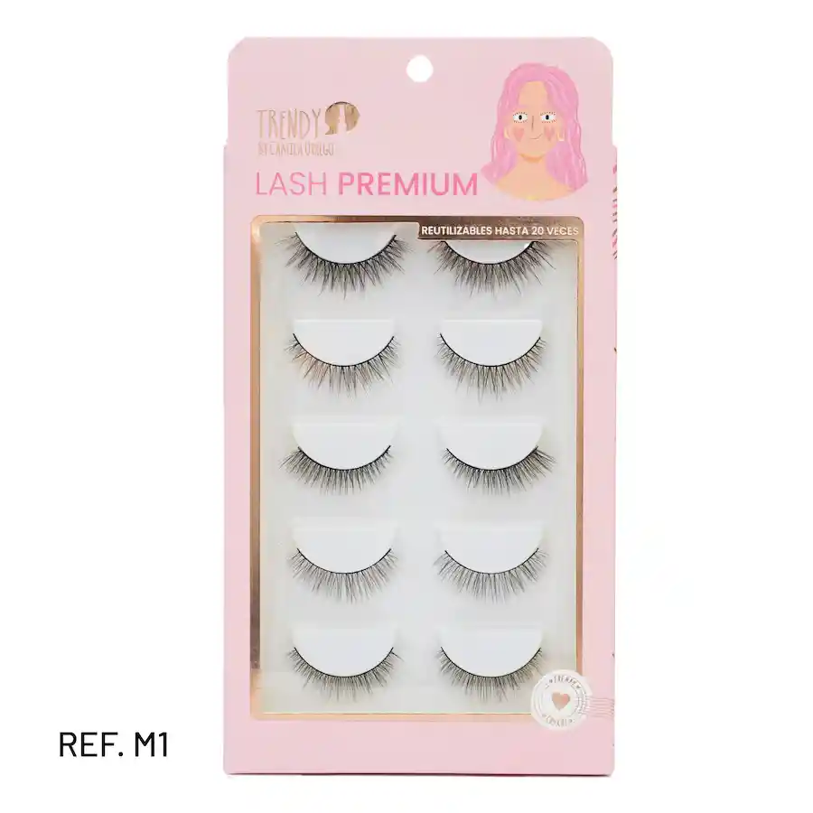 Trendy Pestañas Trendy Set X 5 Lash Premium M1