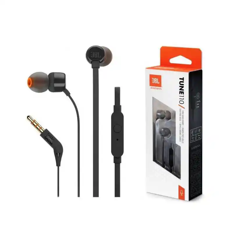 Audifono Jbl T110 In Ear Negro