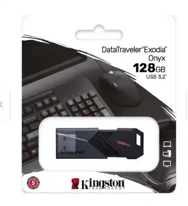 Nueva Memoria 128gb Usb Kingston Datatraveler Exodia Onyx