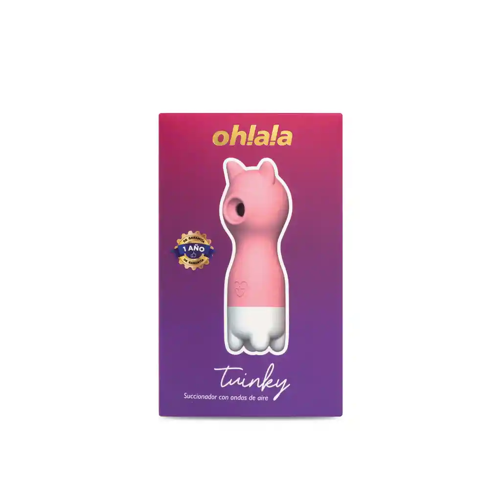 Succionador De Clitoris Tuinky Rosado Recargable Majestic