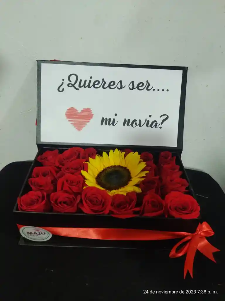 Caja Libro Floral