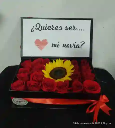 Caja Libro Floral