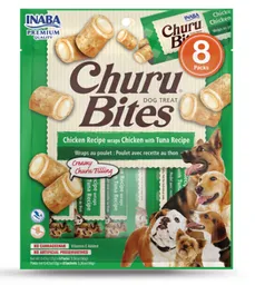 Churu® Bites Dog Treat Chicken Recipe Wraps With Tuna Recipe 8 Sachets (96 G)