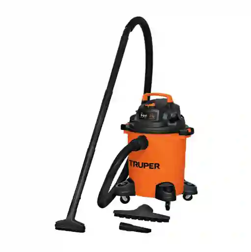 Aspiradora De Tacho Truper Asp-06 23l Naranja Y Negra 120v 60hz