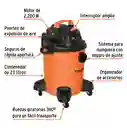 Aspiradora De Tacho Truper Asp-06 23l Naranja Y Negra 120v 60hz