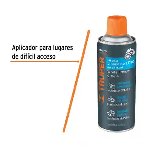 Grasa Blanca De Litio En Aerosol Resistente Al Agua 295 Ml