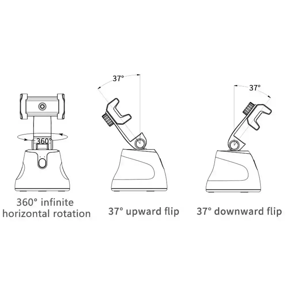 Soporte Para Celular Con Sensor De Movimiento Robot Camarografo Personal