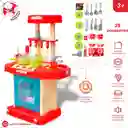 Cocina Juego Para Niños 29 Accesorios Luz Y Sonido Funcional