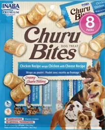 Churu® Bites Dog Treat Chicken Recipe Wraps With Cheese Recipe 8 Sachets (96 G)