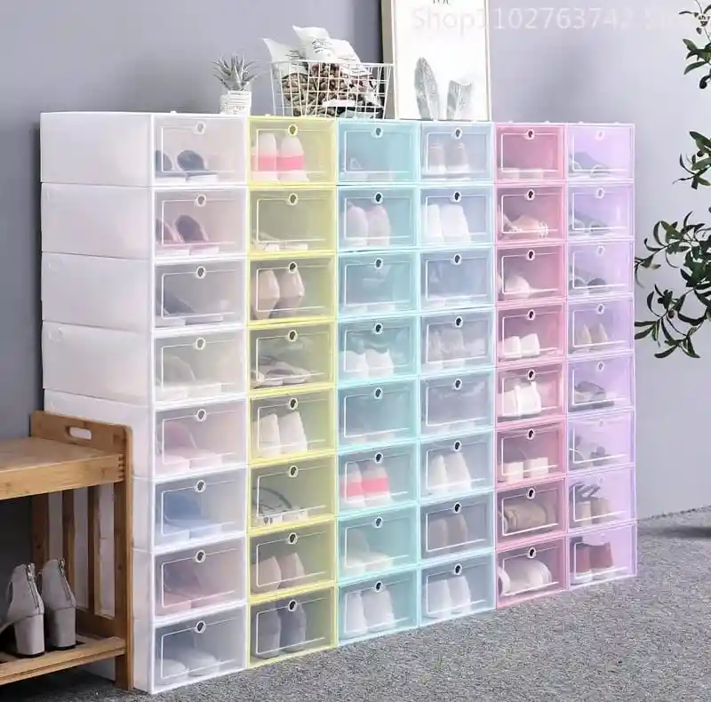 Cajas Organizador De Zapatos Apilable
