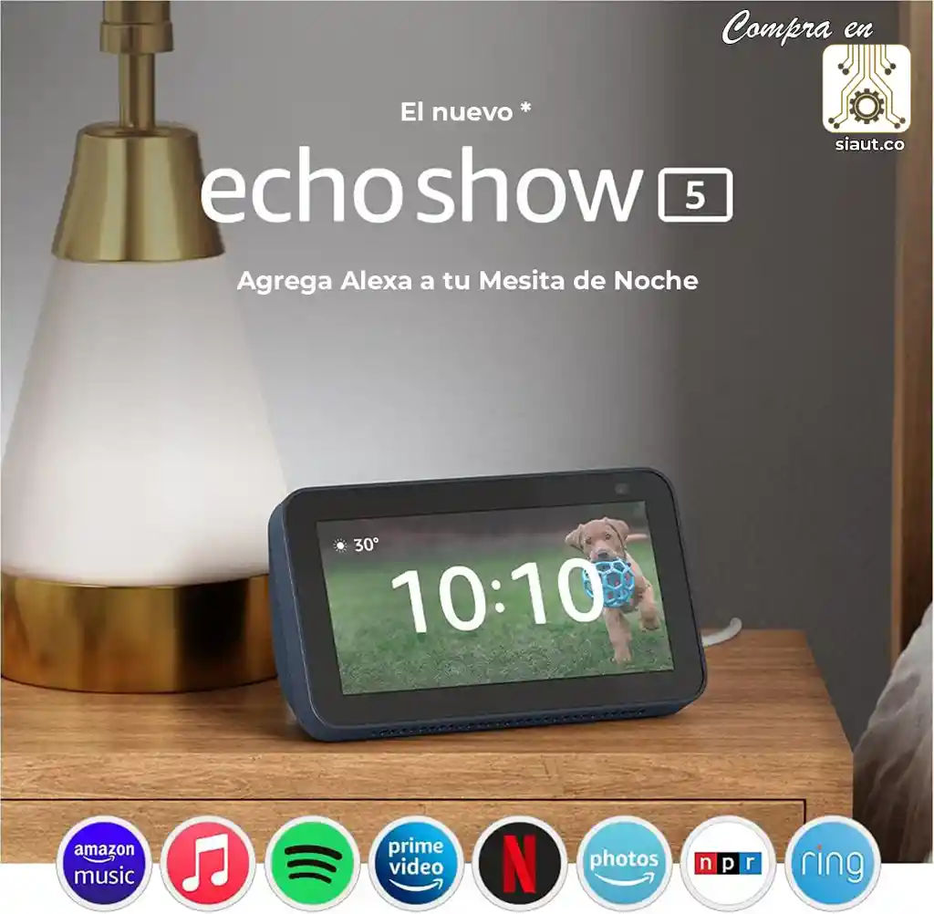 Amazon Echo Show 5 2da Gen Azul Oscuro