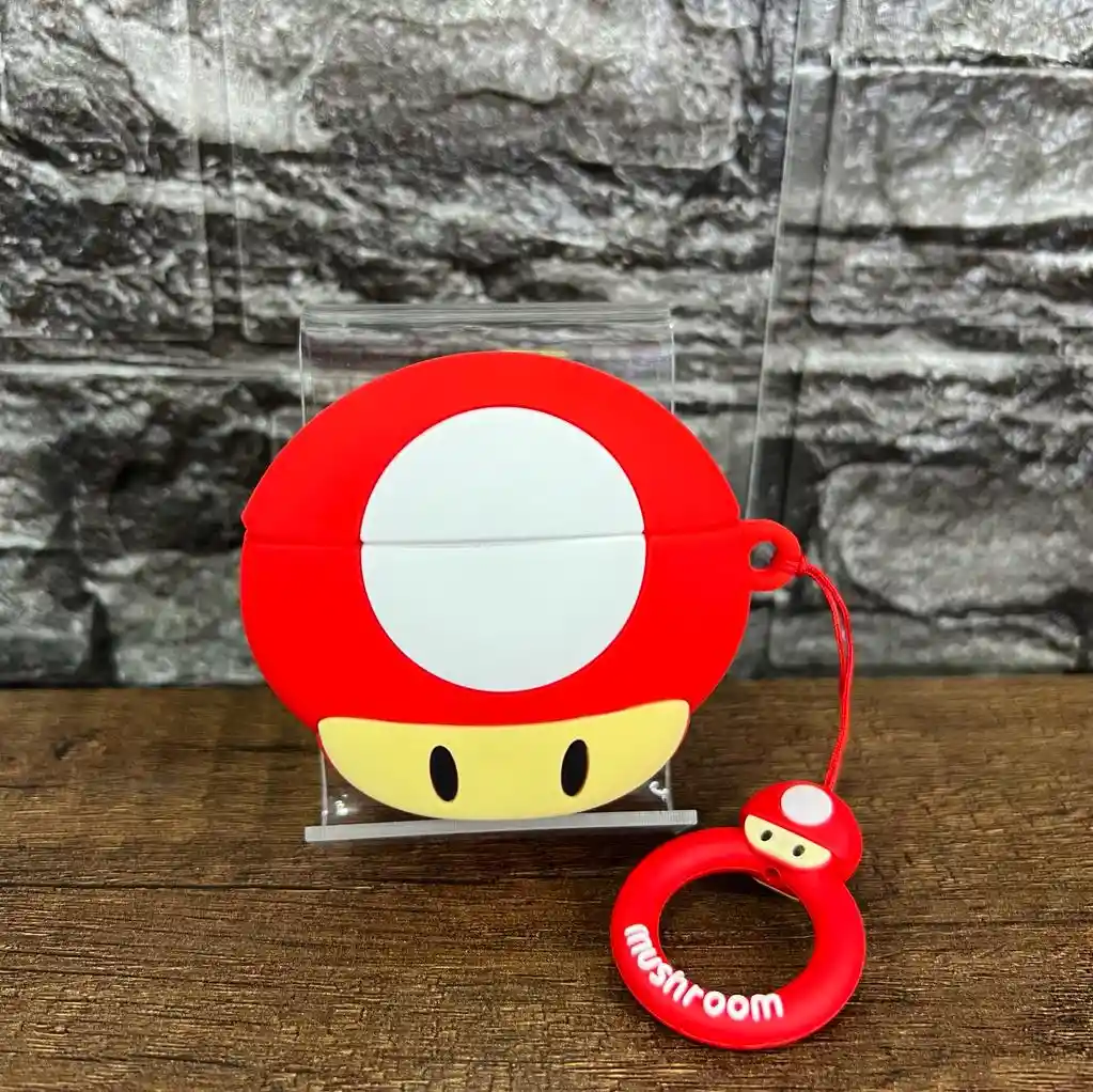 Estuches Airpods- Hongo Mario Bros