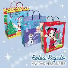 Bolsas De Regalo Temática Navideña Talla L