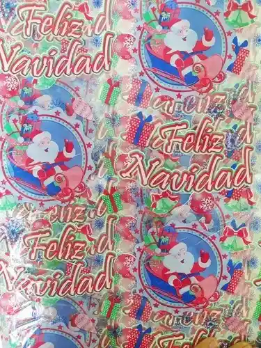 Papel Celofán Navideño