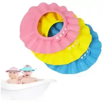 Gorro Bebé Para Baño Protector De Ojos Y Oídos