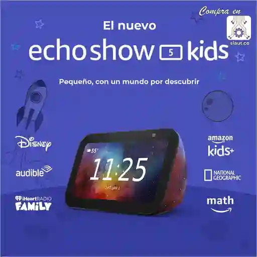 Amazon Alexa Echo Show 5 3ra Gen Kids Galaxia