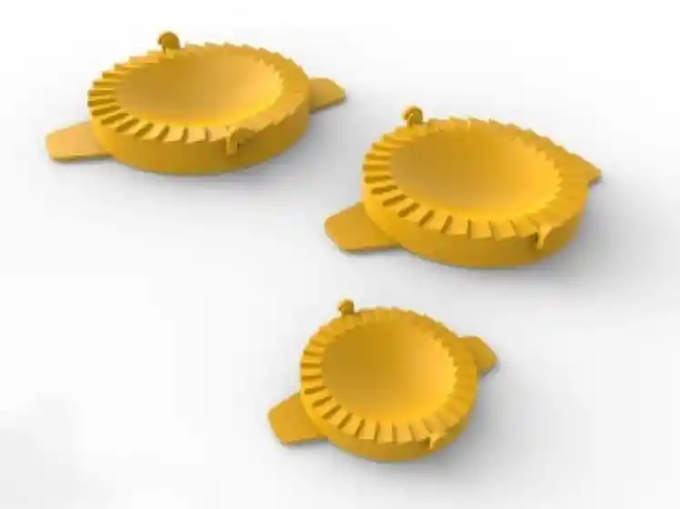 Set 3 Moldes Para Empanadas Grande Y Mediano De Plastico