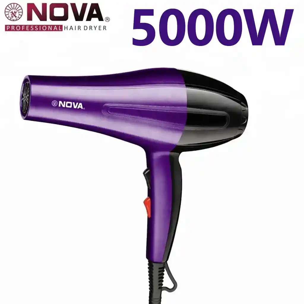 Secador De Cabello 5000w 5 Posiciones Original Nova Vg